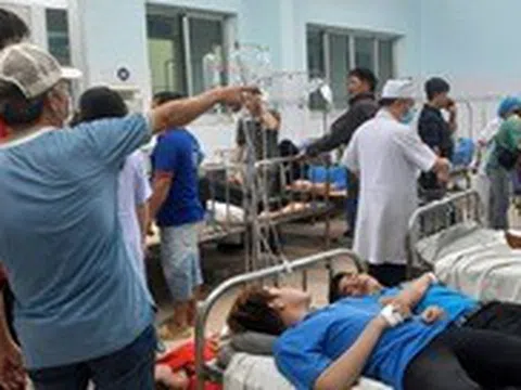 Gần 100 công nhân đau bụng, nhức đầu nhập viện sau bữa tối