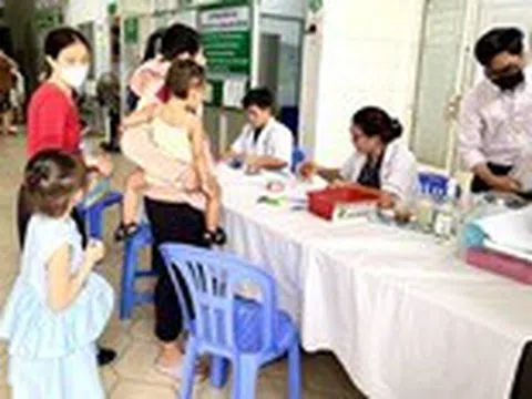 TP.HCM: Hơn 5.000 trẻ đã được tiêm trong ngày đầu chiến dịch tiêm vắc xin sởi