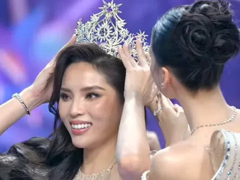 Đầm 'Cánh chim bay xa' của Kỳ Duyên ở Miss Universe Vietnam