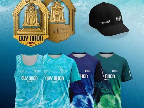 Bộ vật phẩm miễn phí cho người tham dự giải marathon Quy Nhơn