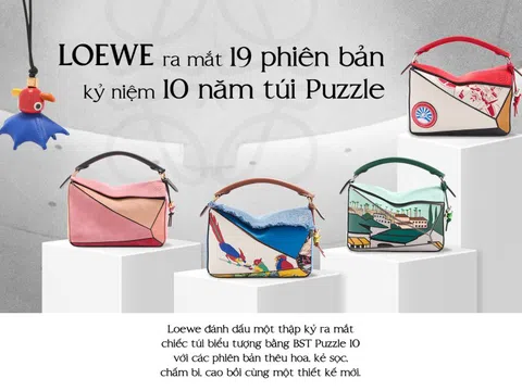 Loewe ra mắt 19 phiên bản kỷ niệm 10 năm túi Puzzle