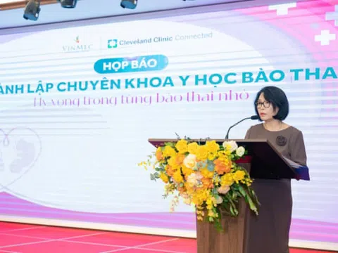 Vinmec ra mắt chuyên khoa Y học Bào thai điều trị trước sinh