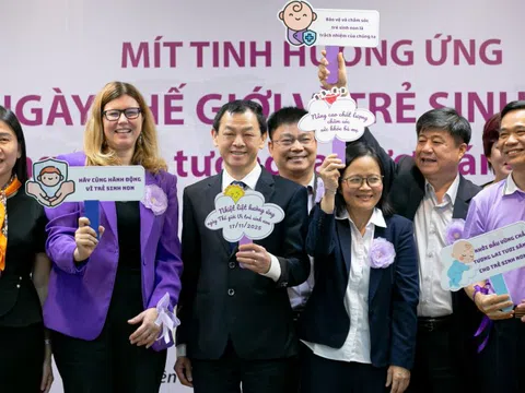 Cứ 10 trẻ sinh ra có 1 trẻ sinh non, phần lớn có thể phòng ngừa