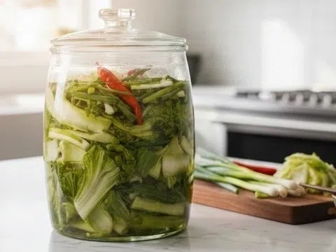 Cách ăn dưa cải bẹ xanh tốt cho sức khỏe trong dịp Tết