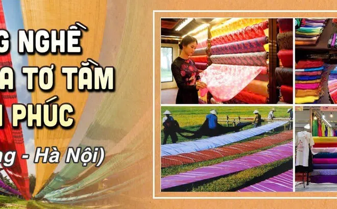 Làng nghề dệt lụa tơ tằm Vạn Phúc