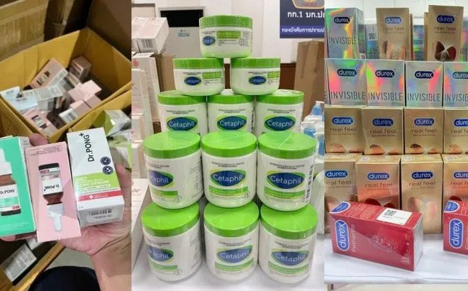 Hơn 78.223 sản phẩm Durex, Cetaphil, NARS... giả bị triệt phá