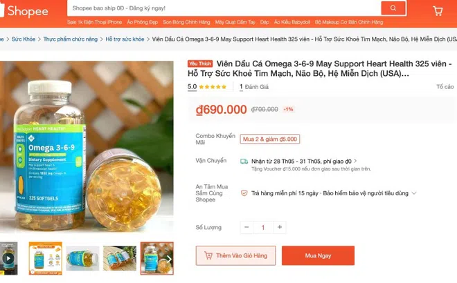 Cục ATTP yêu cầu Shopee và Lazada ngừng kinh doanh TPCN chưa cấp phép