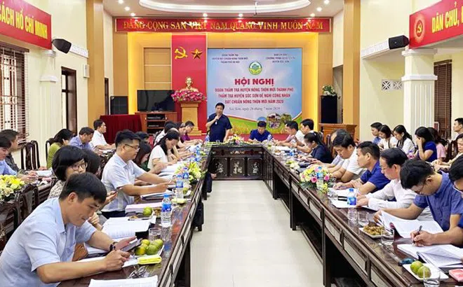 Sóc Sơn - Hà Nội: Phấn đấu hoàn thành mục tiêu xây dựng Nông thôn mới năm 2020